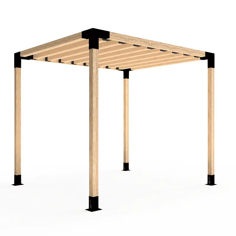 Juego de 2 Conectores (Placas) para Vigas Transversales de 10×10 cm – Superior y Lateral