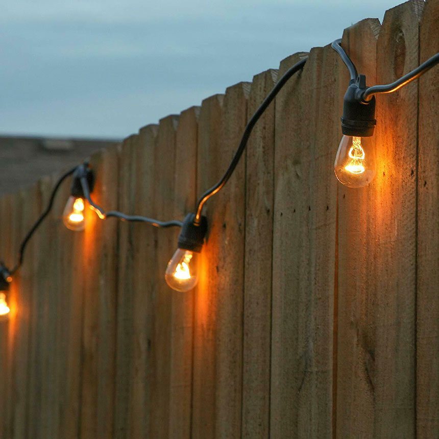 Guirnalda Lightex 15×E27, 5 m, IP44