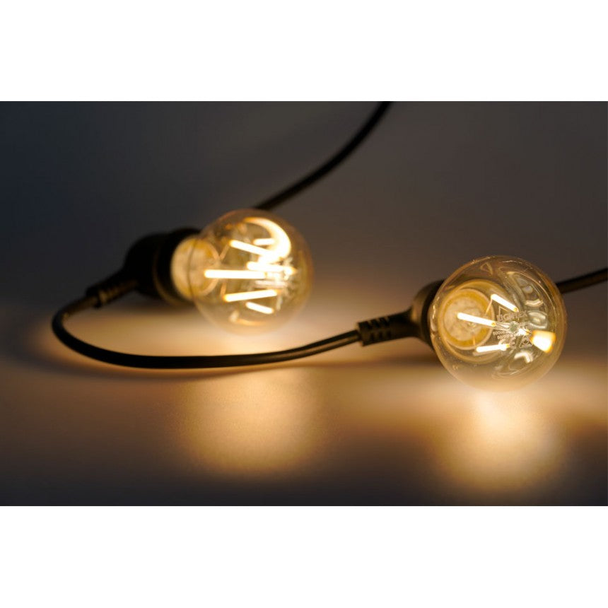 Guirnalda Lightex 15×E27, 5 m, IP44