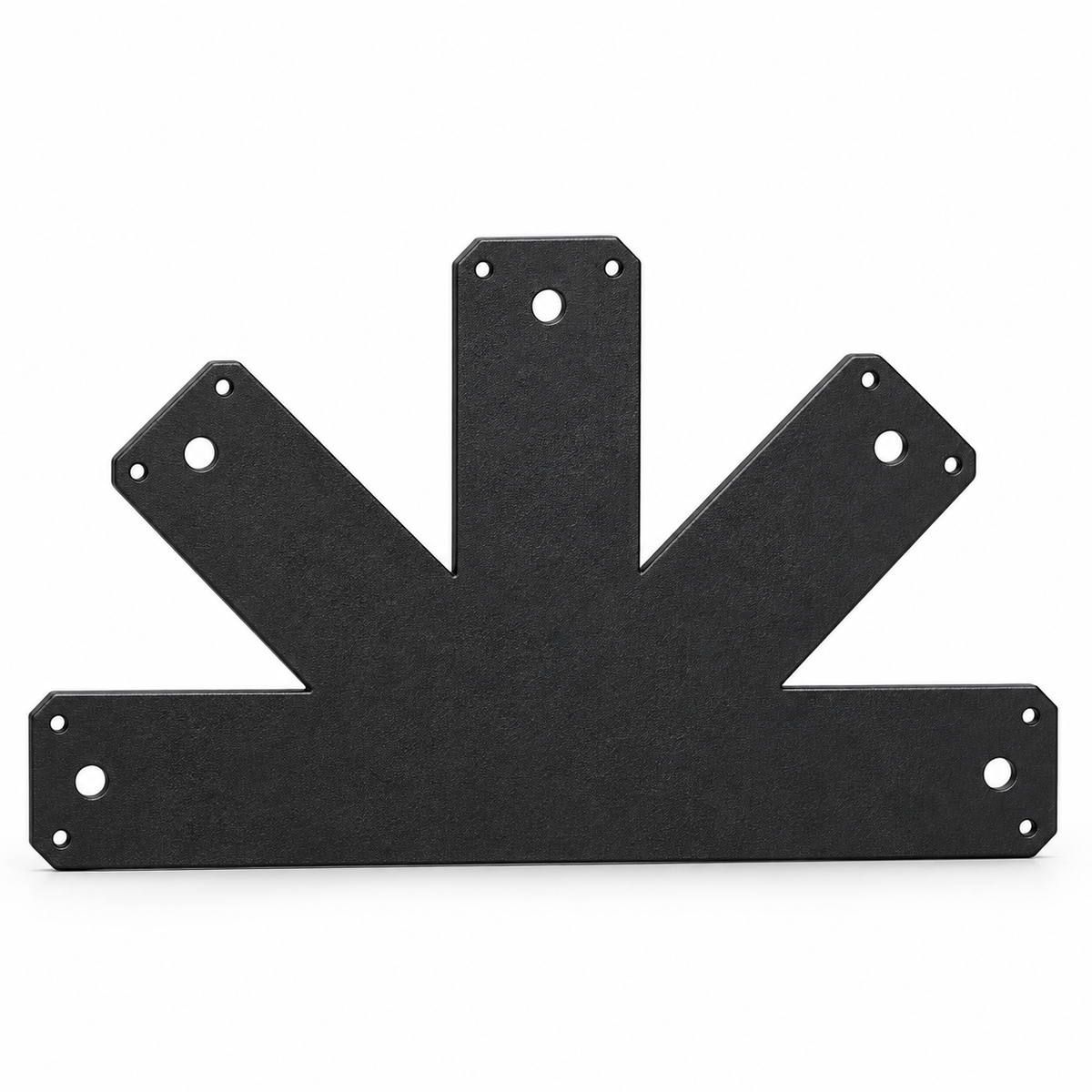 LuxShade V Plate – Five-Way Steel Connector Plate for Timber